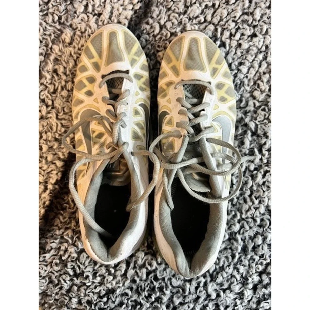 NIKE Air Max 2014 Men Sneakers Shoes White Silver/Gold Size‎ 10 429889 101
